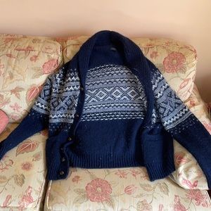 J.Crew Alpaca Fair Isle Cardigan